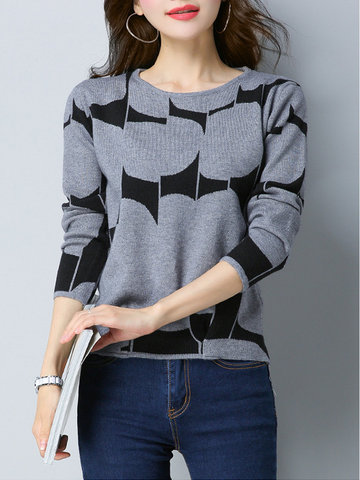 Autumn Casual Knitted Sweaters-Newchic-