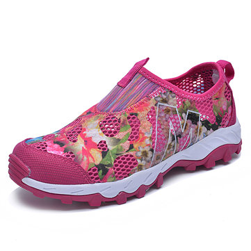 Camouflage Floral Breathable Trainers-Newchic-Multicolor