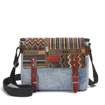Canvas National Style Crossbody Bags-Newchic-