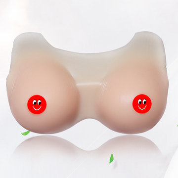 Cross-dressing Silicone Conjoined Milk Breasts Falsies For Men-Newchic-
