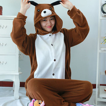 Cute Cartoon Bear Sleepwear-Newchic-