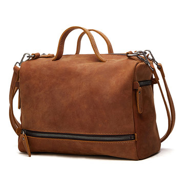 Ekphero Genuine Leather Large Capacity Handbag Shoulder Bag-Newchic-