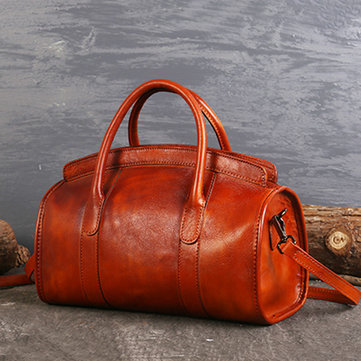 Genuine Leather Crossbody Bag-Newchic-