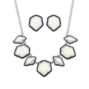 JASSY® Statement Crystal Jewelry Set-Newchic-