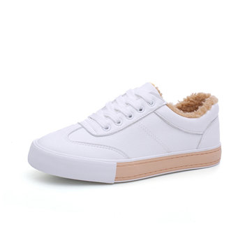 M.GENERAL Fur Inside Casual Shoes-Newchic-Multicolor