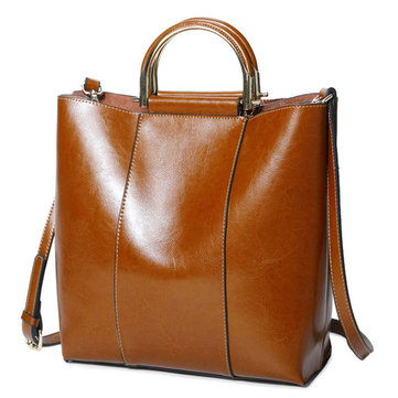 Retro Genuine Leather Handbag-Newchic-