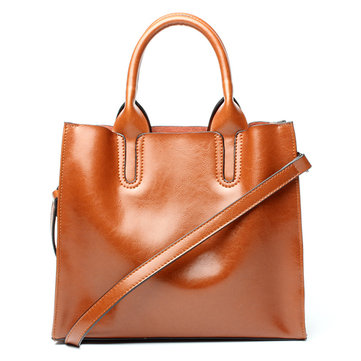 Vintage Women Genuine Leather Handbag-Newchic-