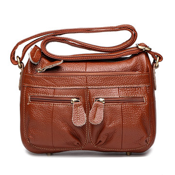 Woman Genuine Leather Classic Crossbody Bag High-End Messenger Bag Shoulder Bag-Newchic-