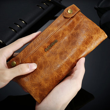 Women 5.5'' Universal Phone Case Genuine Leather Phone Bag-Newchic-