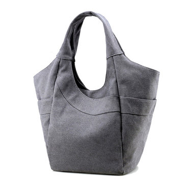 Women Canvas Tote Handbags Casual Shoulder Bags Capacity Shopping Bags-Newchic-