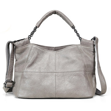 Women Elegant Soft Genuine Leather Handbag-Newchic-