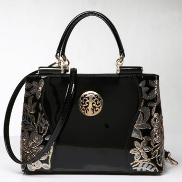 Women Embroidery Luxury Sequined Chains Handbag-Newchic-