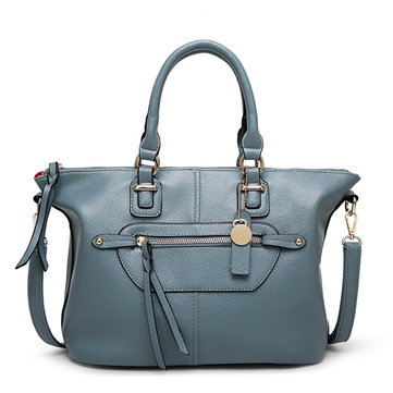 Women Genuine Leather Stylish Zipper Handbag Shoulder Bags Crossbody Bags-Newchic-