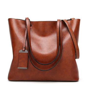 Women PU Leather Handbag-Newchic-
