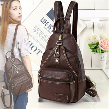 Women Vintage Daily Outdoor Portable Chest Bag-Newchic-