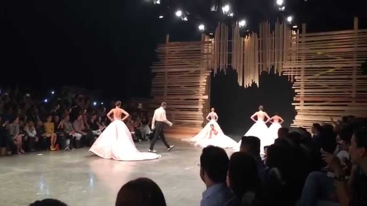 Chivalrous Ending on the Runway! Fashion Show by designer Ezra Santos :)