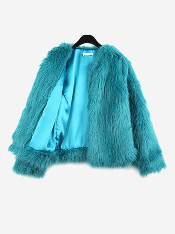 Fashion Faux Fur Coats For Women-Newchic-